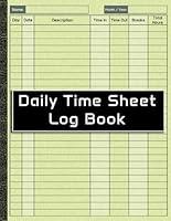 Algopix Similar Product 5 - Daily Time Sheet Log Book Daily Work