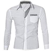 Algopix Similar Product 5 - Mens Dress Shirts Slim Fit Long Sleeve