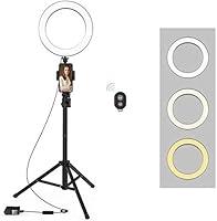 Algopix Similar Product 5 - Selfie Ring Light with Tripod Stand and