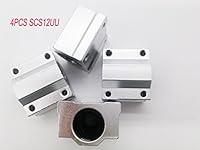 Algopix Similar Product 11 - Pack of 4pcs 12 mm SC12UU SCS12UU