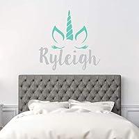 Algopix Similar Product 12 - Custom Name Unicorn Wall Decal  Girls
