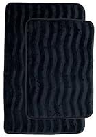 Algopix Similar Product 8 - Lavish Home Set of 2 Bath Rugs 