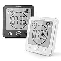Algopix Similar Product 19 - BALDR LCD Waterproof Timer Shower Clock