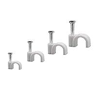 Algopix Similar Product 6 - Wooopa Cable Wire Clips Assortment 4mm