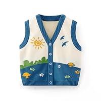 Algopix Similar Product 13 - JAYPEIER Cozy Knit Cotton Vest for Baby