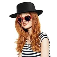 Algopix Similar Product 1 - Fashion Classic Black Fedora Hats Red