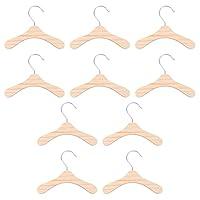 Algopix Similar Product 10 - NUOBESTY 10pcs Wood Standard Hangers