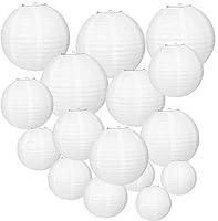 Algopix Similar Product 1 - Paxcoo 15 Packs White Round Paper