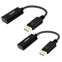 Algopix Similar Product 5 - DisplayPort to HDMI Adapter 2 Pack