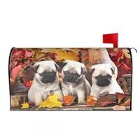 Algopix Similar Product 2 - Pug Puppy Mailbox Covers Magnetic