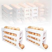 Algopix Similar Product 13 - 4 Tiers Egg Holder for Fridge 2024 New