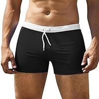 Algopix Similar Product 9 - COOFANDY Mens Square Leg Swim Briefs