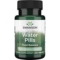 Algopix Similar Product 18 - Swanson Water Pills 120 Tabs (Pack of 1)
