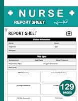 Algopix Similar Product 2 - Nurse Report Sheet Notebook day or