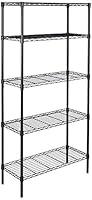 Algopix Similar Product 10 - Amazon Basics 5Shelf Adjustable Heavy