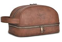 Algopix Similar Product 12 - Vetell Classic Mens Leather Toiletry