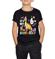 Algopix Similar Product 20 - Dinosaur Kids Its My 6th Birthday