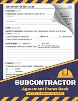 Algopix Similar Product 11 - Subcontractor Agreement Forms Book