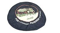 Algopix Similar Product 4 - Jeep Wrangler Black Denim Tire Cover