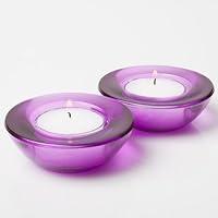 Algopix Similar Product 13 - Eastland Chunky Tealight Holder Purple