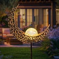 Algopix Similar Product 8 - HOMEIMPRO Moon Solar Lights Outdoor