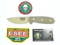 Algopix Similar Product 17 - ESEE 3 Serrated Edge No Sheathing