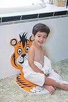 Algopix Similar Product 4 - Baby Bath Time Drying Mat Tiger 
