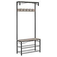 Algopix Similar Product 14 - VASAGLE Shoe Bench Rack 3Tier Storage