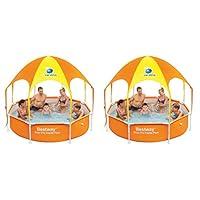 Algopix Similar Product 17 - H2OGO! Splash-in-Shade Play Pool Orange