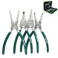 Algopix Similar Product 3 - GINWORD 9inch 4 Pcs Snap Ring Pliers