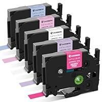 Algopix Similar Product 17 - 5Pack Compatible Brother PTouch Label