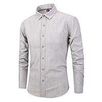 Algopix Similar Product 2 - Dsood Mens Long Sleeve Button Turndown