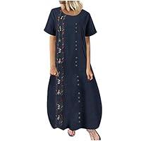 Algopix Similar Product 7 - HebeTop Linen Cotton Soft Loose