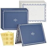 Algopix Similar Product 2 - 24Pack Navy Blue Certificate Holders