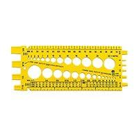 Algopix Similar Product 13 - Measuring TemplateMeasuring Tool for