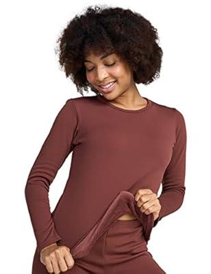 Long Sleeve Thermal Shirt Women Mepaouo Women's Thermal Long