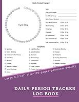 Algopix Similar Product 8 - Daily Period Tracker Log Book Track