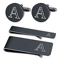 Algopix Similar Product 13 - BodyJ4You 4PC Cufflinks Tie Bar Money