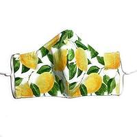 Algopix Similar Product 10 - Lemon Vine Fitted Face Mask Washable 3