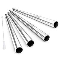 Algopix Similar Product 10 - ALINK Reusable Boba Straws with Case