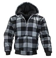 Algopix Similar Product 1 - Butygity Flannel Mens Hoodies Sherpa