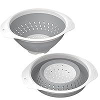 Algopix Similar Product 7 - Vremi 5 Quart Collapsible Colander 