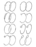 Algopix Similar Product 10 - Masedy 16Pcs 20G 316L Stainless Steel