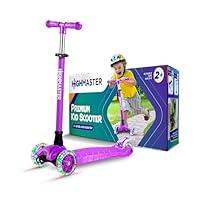 Algopix Similar Product 7 - HighMaster Kids Scooter  3 Wheel Kick