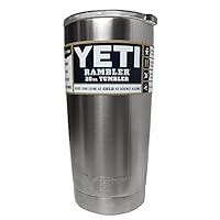 Algopix Similar Product 16 - YETI Rambler 20 oz Stainless Steel