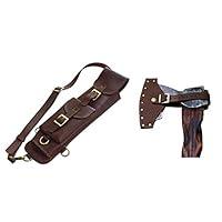 Algopix Similar Product 12 - Shoulder Leather Case for Axe  Leather