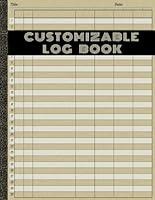 Algopix Similar Product 10 - Customizable Log Book Dynamic 