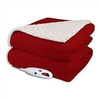 Algopix Similar Product 8 - Pure Warmth Velour Sherpa Electric