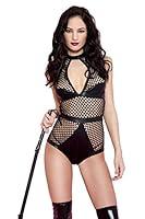 Algopix Similar Product 5 - Music Legs Fishnet Halter Teddy With
