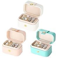 Algopix Similar Product 7 - KUKUVR 3 Pieces Small Travel Ring Box